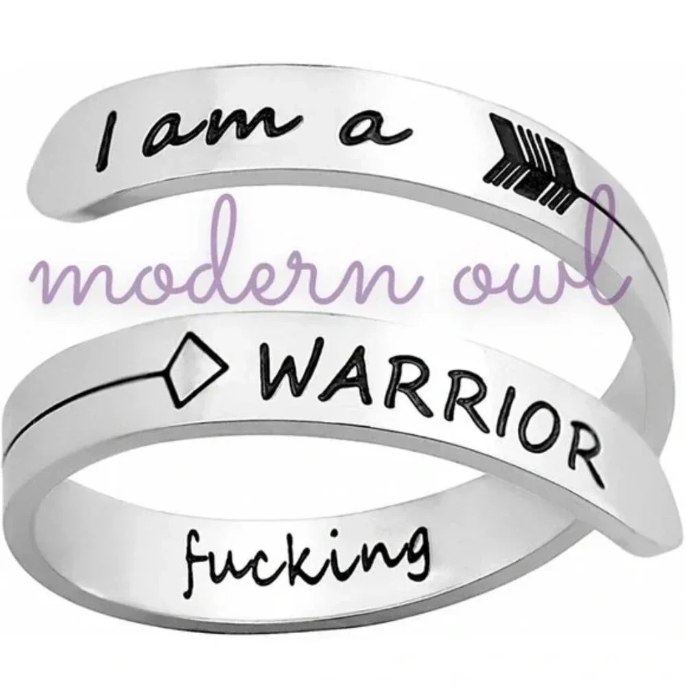 Hidden Affirmations Sizable Rings (A-63) - Picture 2 of 2